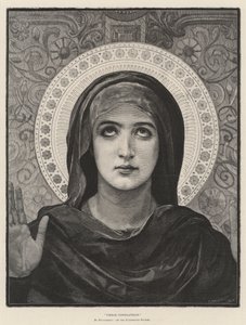 Vierge Consolatrice, på slottet i Luxemburg av French School