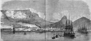 Vy över Kapstaden (Kapstaden, Kapstaden), Sydafrika av French School