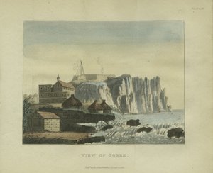Utsikt över Goree, 1821 av French School