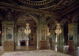 Utsikt över Salle des Arts, efter 1871 av French School