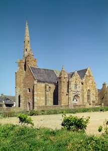 Utsikt över kyrkan av French School