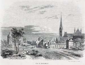 Utsikt över slottet Vaux Le Vicomte (Vaux-Le-Vicomte) från entrésidan (trädgårdar av Le ours) - av Perelle, sent 1600-tal av French School