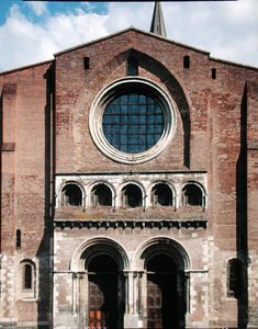Utsikt över den västra fasaden (bild) av French School