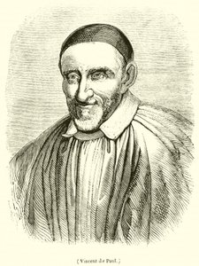 Vincent de Paul (gravyr) av French School