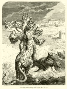 Vision de la bete a sept tetes (gravyr) av French School