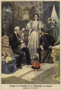 Frankrikes president Felix Faures besök i Ryssland 1897 av French School