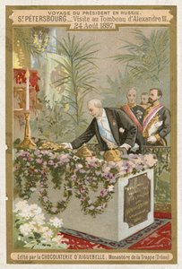 Frankrikes president Felix Faures besök i Ryssland den 24 augusti 1897