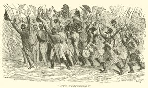 "Länge leve kejsaren!" (gravyr) av French School