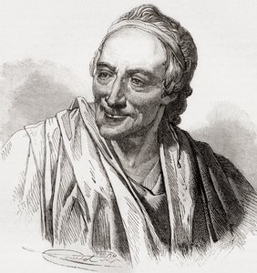 Voltaire, från History of France, publicerad c.1880 av French School