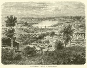Vue de Truro (gravyr) av French School