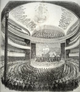 Utsikt över teatern rue du Chateau d
