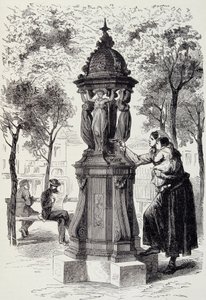 Wallace Fountain av French School