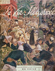 Krig och plundring i Kina, från La Vie Illustre, 1 februari 1901 av French School