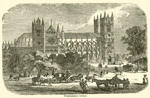 Westminster Abbey (gravyr) av French School