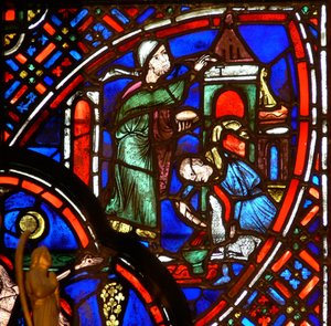 Fönster w0 som visar Passover Tau-tecknet av French School