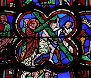 Fönster w0 som visar Via Crucis av French School