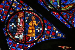 Fenster w115, Abels Opfer darstellend