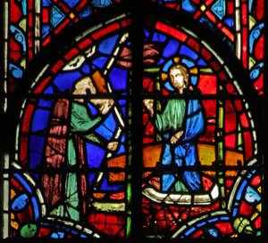 Fönster w11 Judas dotter dricker Guds vredes vin. Jag är 15 av French School