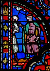 Fönster w13 Triumph of Mordecai Esth VI 11 av French School