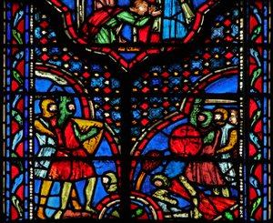 Window w14 En stridsscen av French School