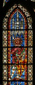 Fönster w203 föreställande St Demetrius av French School