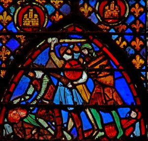 Window w3 En stridsscen av French School