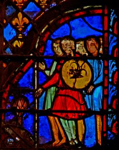 Fönster w3 Moses beordrar utvisningen av den orena Numb V 3-4 av French School