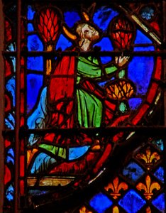 Fönster w3 Moses ber Numb XI 31 av French School