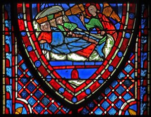 Window w7 the Magi - varnad i en dröm av French School