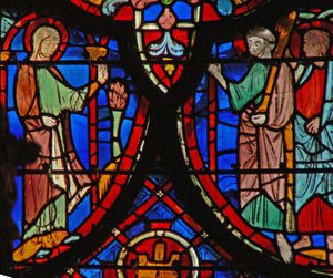 Fönster w8 uppståndelsen: Maria Magdalena berättar för de andra av French School