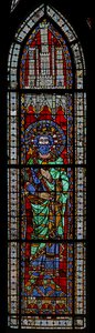 Fönster w9 föreställande Charles Martel av French School