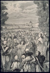 Kvinnor i Versailles den 56 oktober 1789 av French School