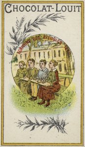 Skrivande för blinda, 1830 av French School