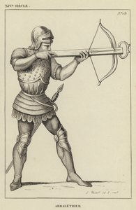 XIV Siecle, Arbaletrier (gravyr) av French School