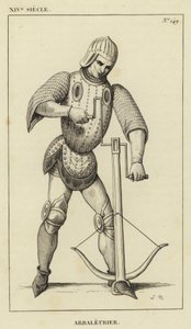 XIV Siecle, Arbaletrier (gravyr) av French School