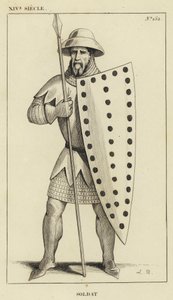 XIV Century, Soldat (gravyr) av French School