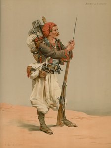Zouave som Sentinel av French School
