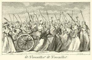 till Versailles! till Versailles! av French School