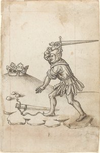 "Knäck inte kronan" [fol. 43 recto] av French early 16th Century
