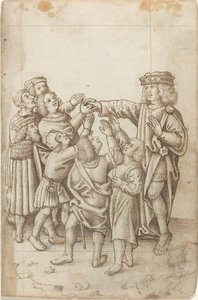 "Ge inte din högra hand till alla och diverse" [fol. 13 recto] av French early 16th Century