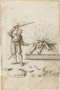 "Pocka inte elden med ett svärd" [fol. 20 recto]
