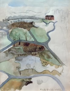 Utsikt över Central Park av Frida Kahlo