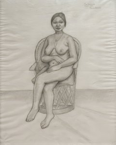 Eva Frederick nue av Frida Kahlo