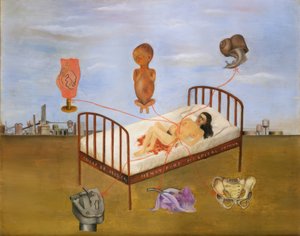 Sjukhuset Henry Ford eller Den flygande sängen av Frida Kahlo