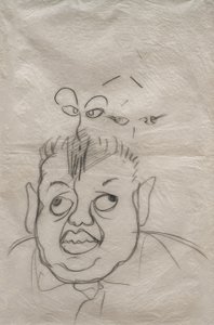 Porträtt av Diego Rivera av Frida Kahlo