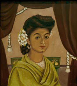 Porträtt av Lupita Morillo Safa av Frida Kahlo