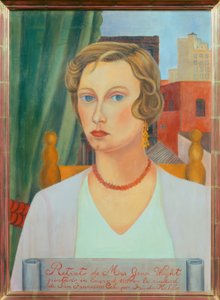 Porträtt av Mrs Jean Wight av Frida Kahlo