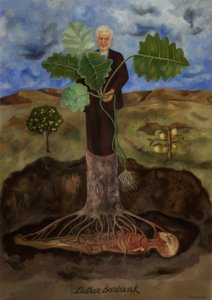 Retrato de Luther Burbank av Frida Kahlo