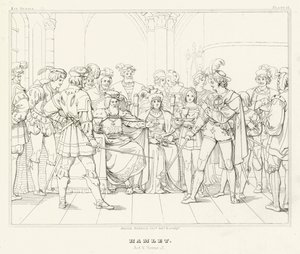 Hamlet, Akt V, Scen 2 (gravyr) av Friedrich August Moritz Retzsch