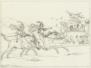 Illustration för Goethes Faust av Friedrich August Moritz Retzsch